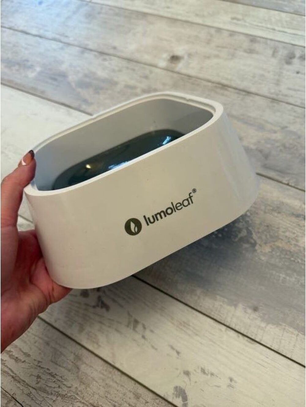 LumoLeaf No Spill Dog Water Bowl Floating Disk 35 oz